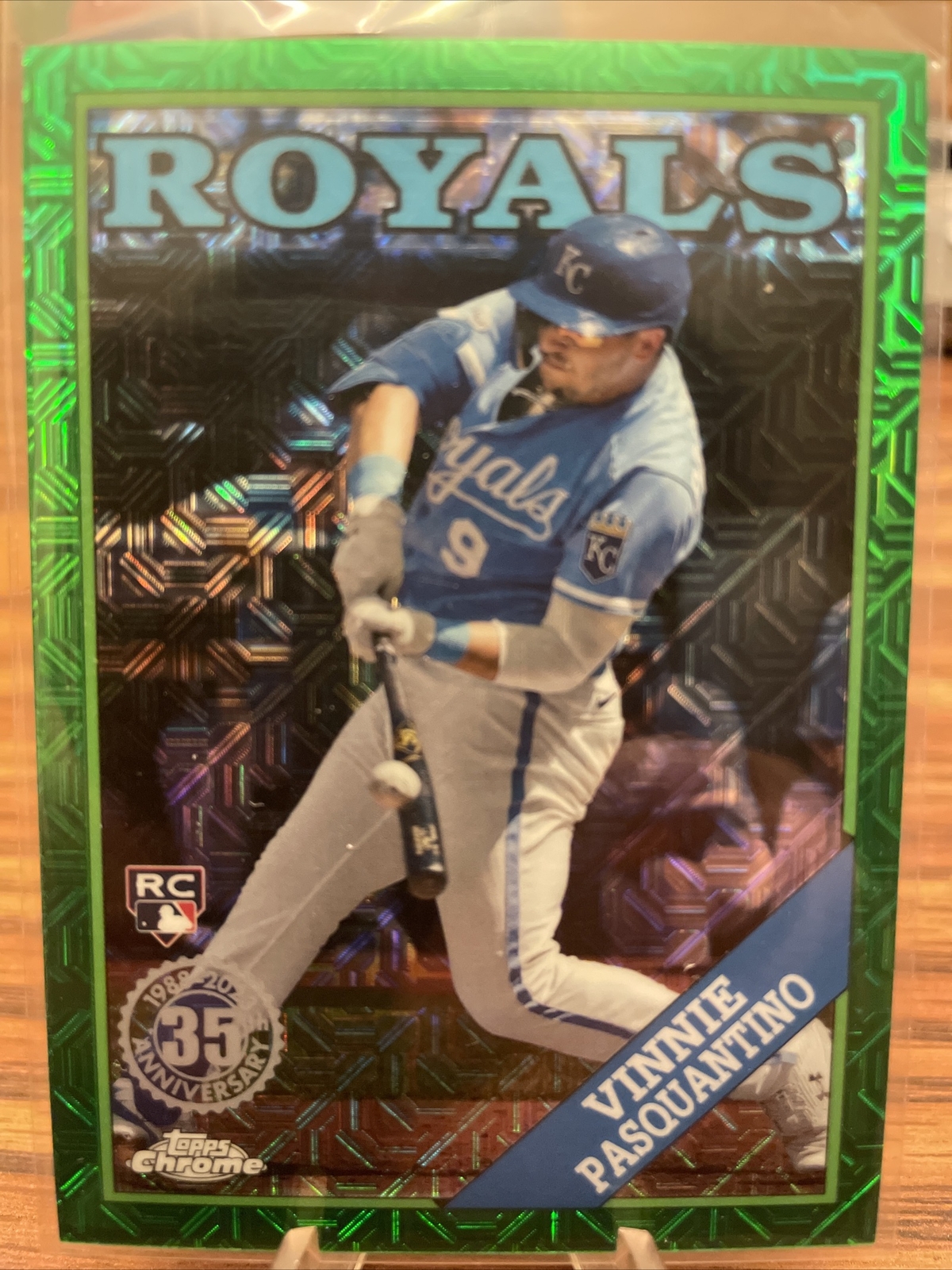 2023 Topps Series 1 Vinnie Pasquantino Silver Pack #T88C-91 RC Royals Green /99