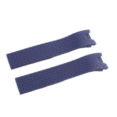 20mm Black Brown For Ulysse Nardin Bracelet Silicone/Rubber Strap Watch Band