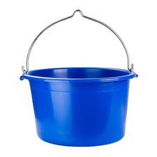 Baukübel rund 40 Liter kranbar blau Futterkübel Mörtelkübel Baueimer Zementkübel