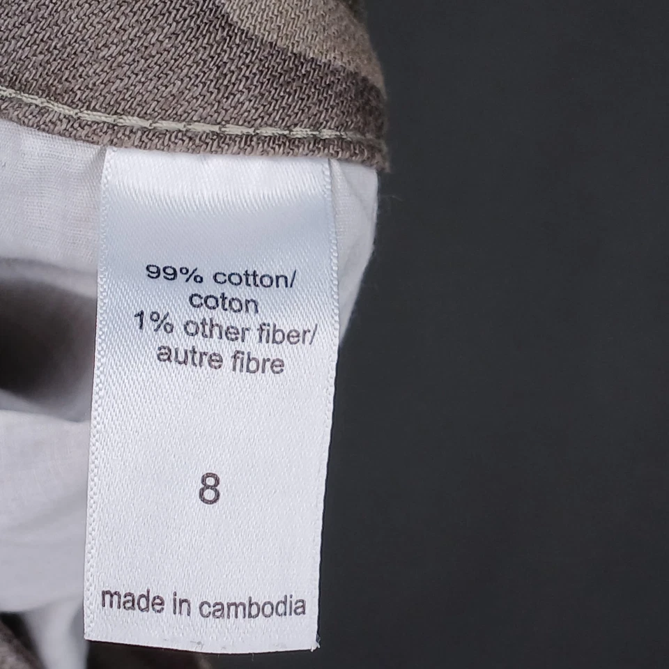 Maurices Mujer Camuflaje Cortado Pantalones Cortos Talla 8 Elástico Ejército Multicolor tiro Alto Foto 4 de 4