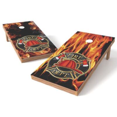 Fire Department Cornhole Wrap