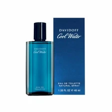 Cool Water by Davidoff 1.35 oz EDT Cologne for Men New In Box Sealed