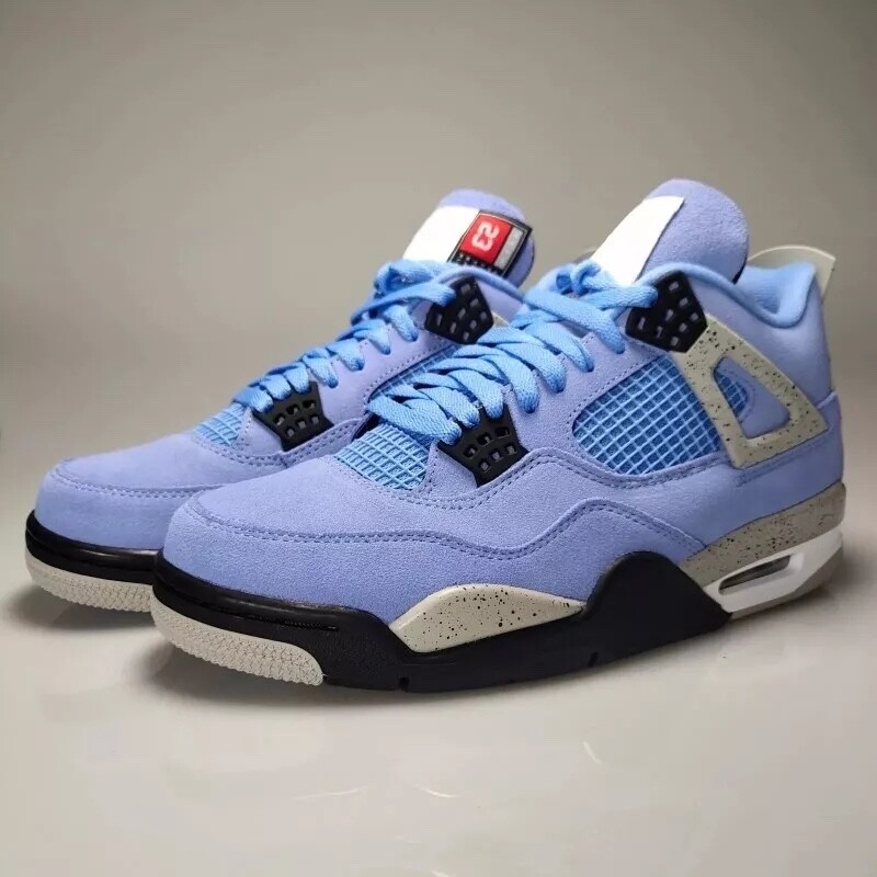 Size 7.5 - Jordan 4 Retro Mid University Blue for sale online | eBay