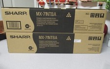 2 Genuine Sharp MX-71NTBA Black Toner Cartridge