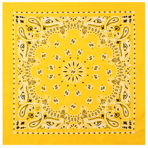 Bandana de cachemira 100 % algodón Trainmen - Envolturas para cabeza y cara de 22" X 22" - Imagen 15 de 15