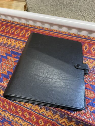 Filofax A5 Black Leather -Kent - Picture 1 of 5
