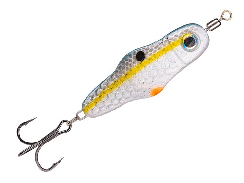 Cuiller tournante bretton super cybèle no kill argent point rouge