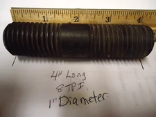 McMaster Carr Supply Co Stud Bolt 1" - 8 x 4" "New" 91025A920 "New"