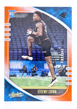 2020 Panini Absolute Orange Mosaic #156 Jeremy Chinn RC 82/149 Carolina Panthers