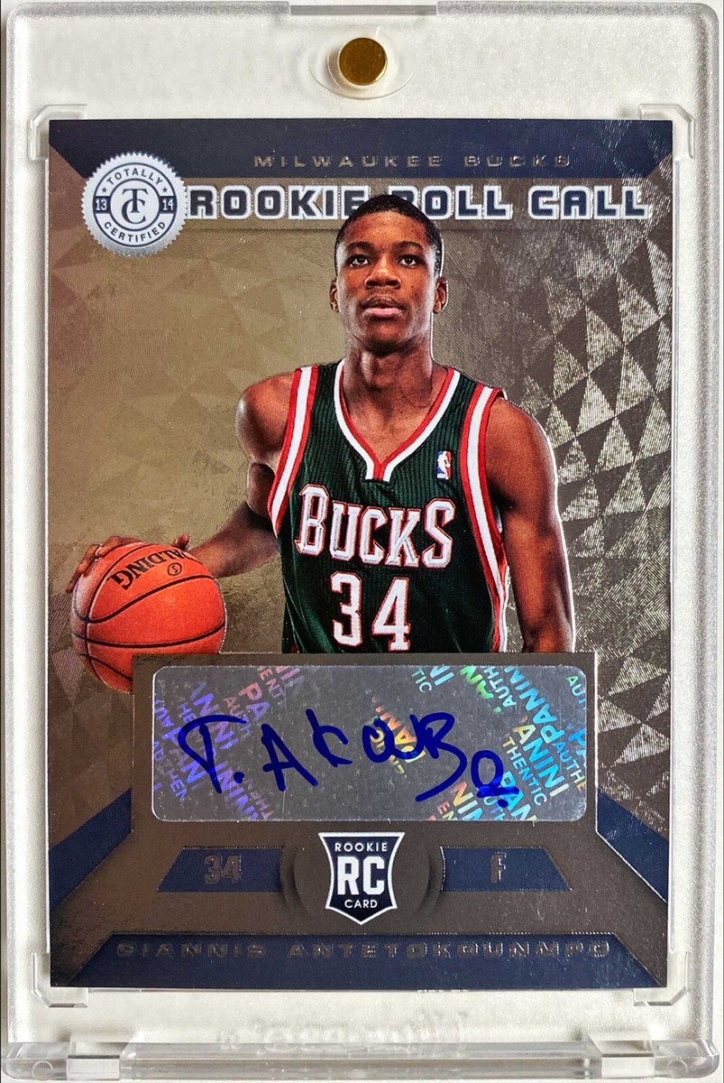 NBA PANINI 13 ルーキー直筆サインカード ヤニスアデトクンポ 2013 Panini Totally Certified Giannis Antetokounmpo Rookie Roll