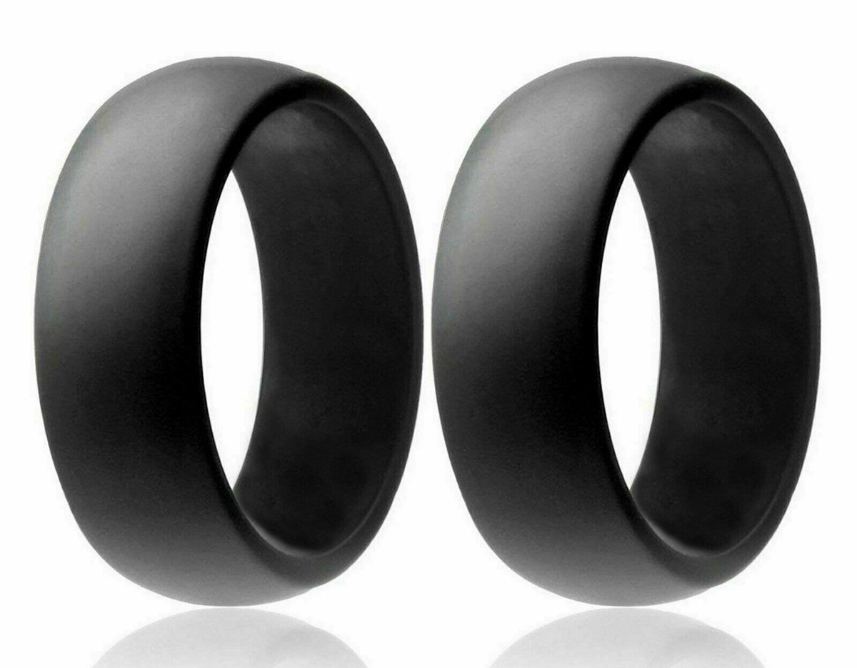 Engagement Ring Black Rings Amazon Flexible Silicone Wedding