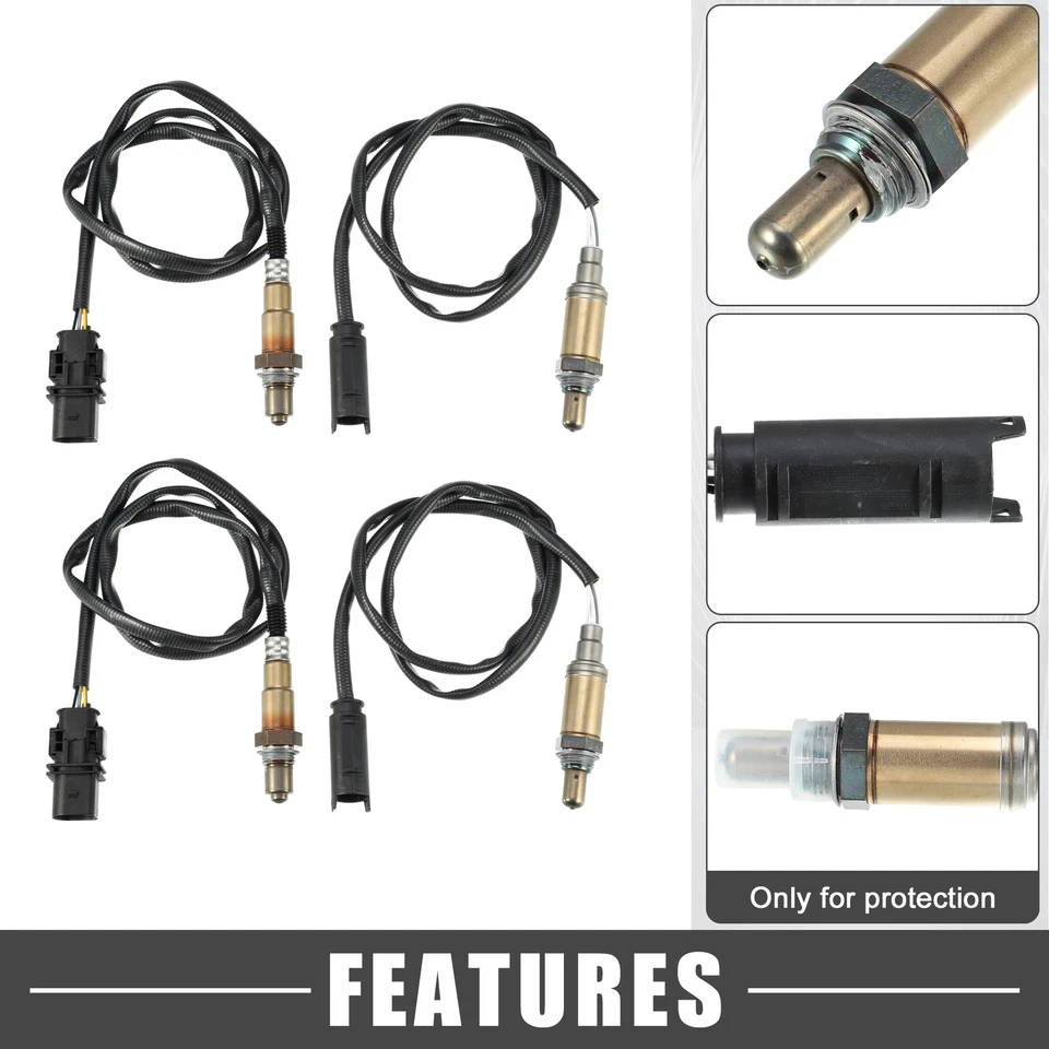 4pcs O2 Oxygen Sensor Upstream Downstream for BMW 325i 3 Series 2003-2005 2.5L - Image 4 of 4