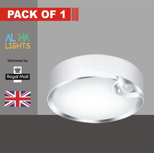 80 LED Motion Sensor Ceiling Light, Battery Operated Ultra Bright Indoor Light - Picture 7 of 10