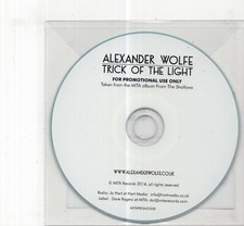 (JD538) Alexander Wolfe, Trick Of The Light - 2014 DJ CD