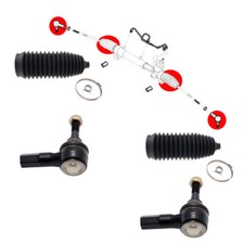 Embouts biellettes de direction et soufflets pour Daewoo Winstorm