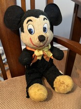 Vintage Walt Disney Character California Toys Mickey Mouse Plush Stuffed 18  