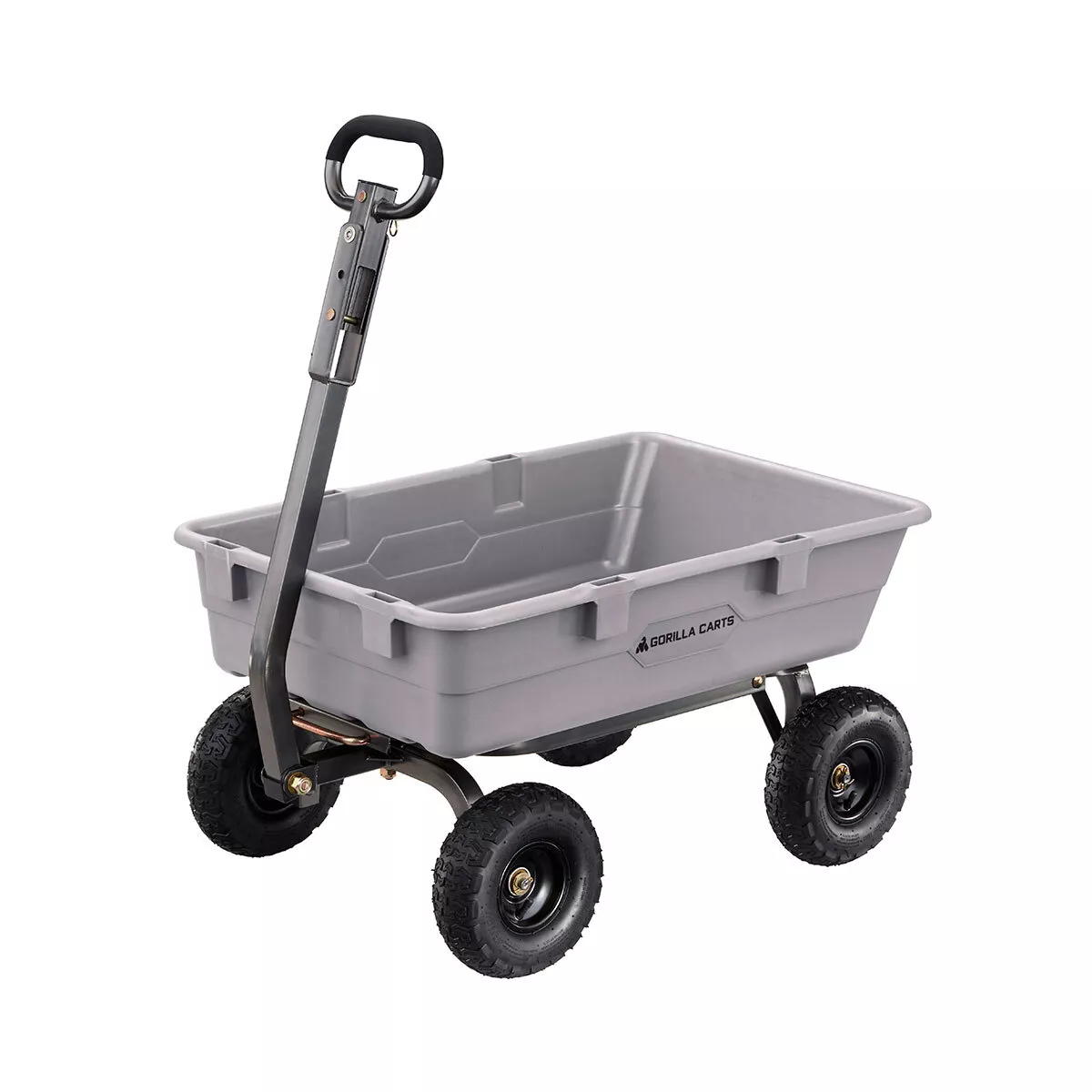 Gorilla Carts 800 Pound Capacity Heavy Duty Poly Yard Dump Utility