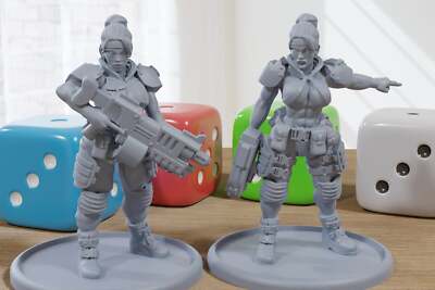 Universal Soldiers - 3D Printed Proxy Minifigures for Sci-Fi Miniature Tabletop