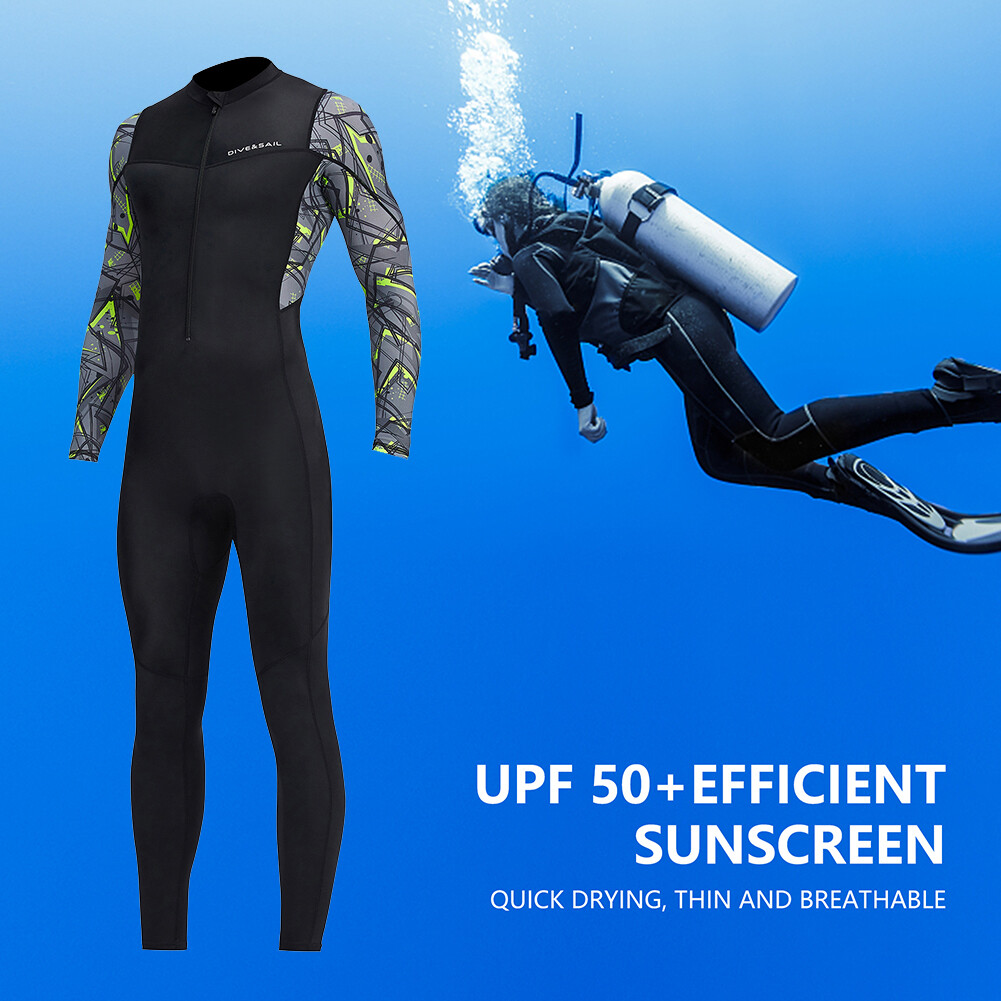 Men Diving Suit Elastic Sunscreen Diving Protection Clothes Outdoor