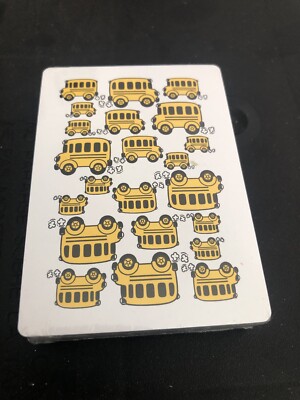 New Hoyle School Buses Official Playing Cards Deck