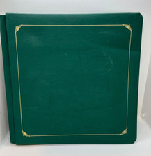 Creative Memories Green 12" x 12" Album w/ white pages Scrapbook NO Protectors