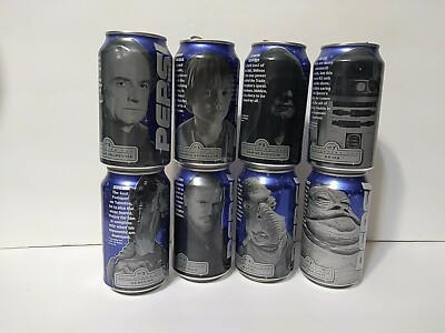 Star Wars Episode 1 Pepsi Cans,Lot Of 8, #1-8 | eBay