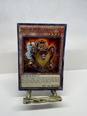 Yugioh Vision Hero Gravito Foil GFP2 EN061 Ultra Rare 1st Edition Card