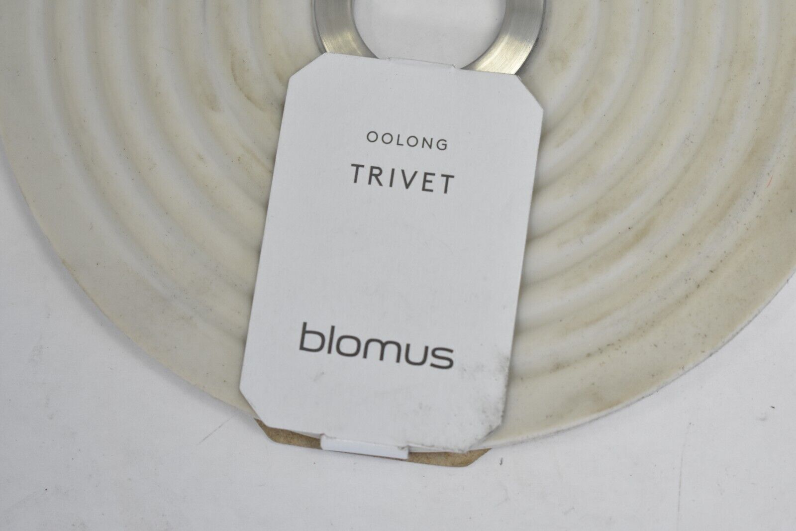 Blomus Oolong Trivet Pot Pan Coaster Beige Moonbeam 14cm Silicone 63773