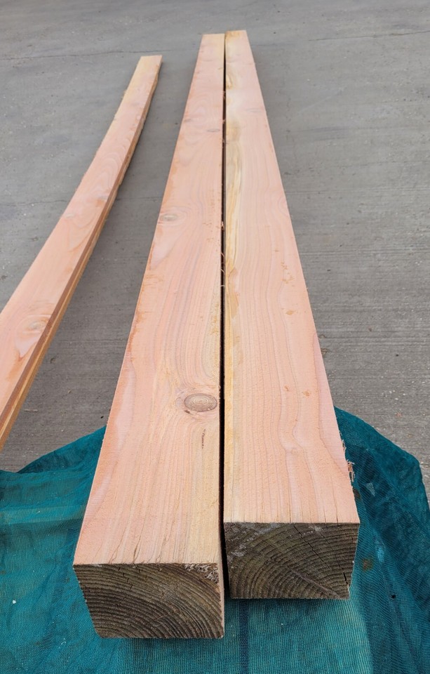 Structural Timber Posts Beams Larch Douglas Fir | eBay UK