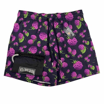 Vilebrequin Mens Swim Shorts - Moorise Raspberry 2004 Superflex Style: MSOH1F04