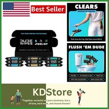 Plant-Based Flushable Wipes Kit - Perfect for Travel  Home Use - 432 Total