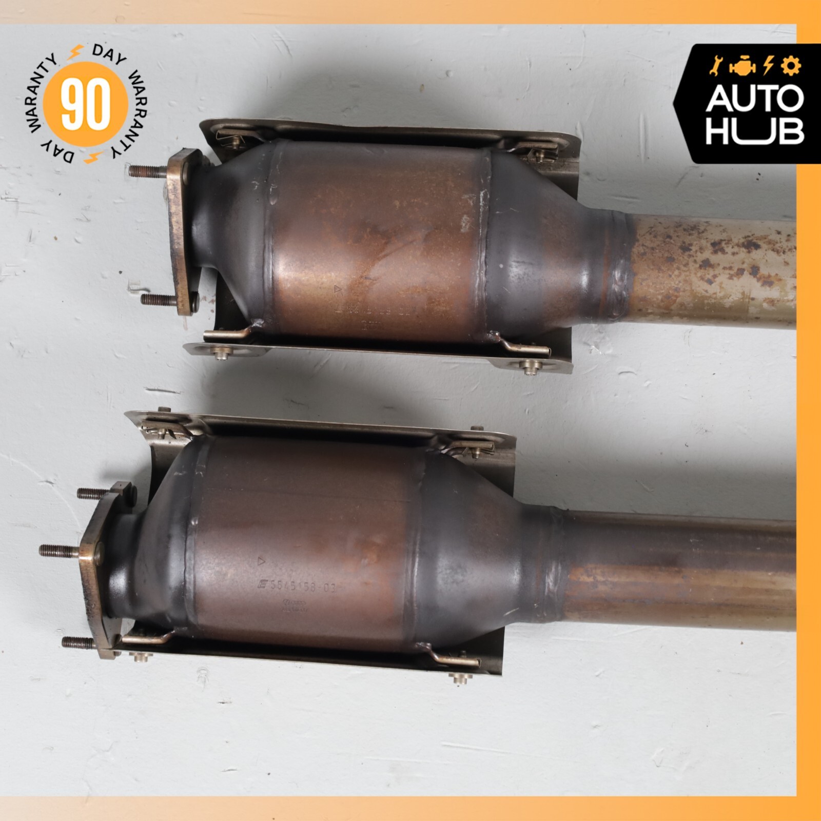Bentley Continental GTC 6.0L Middle Exhaust Downpipe Left & Right Side OEM 62k