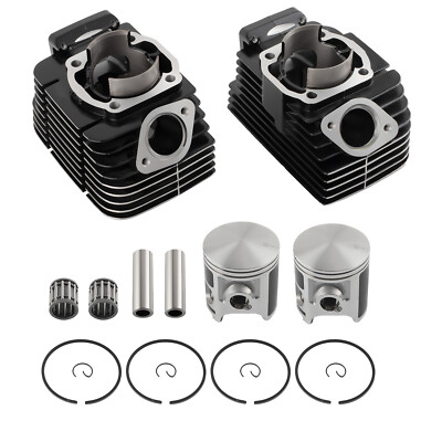 Engine Cylinder Piston Top End Rebuild Kit for Yamaha RD350 1973 1974 1975