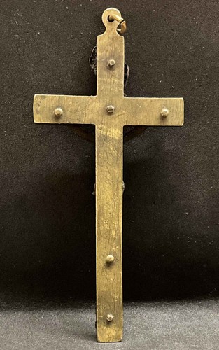 Italy antique 1880´ pectoral nun priest cross crucifix jesus skull crossbones - Picture 13 of 15