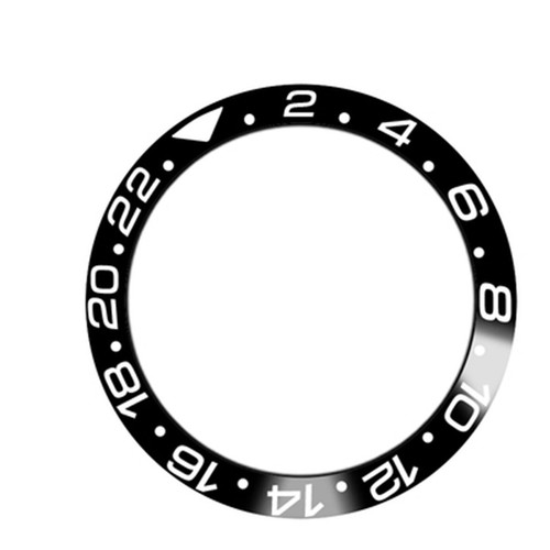 Per orologio da uomo 40 mm GMT ricambio lunetta in ceramica inserto orologio anello parti - Foto 5 di 22