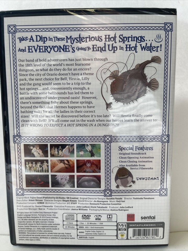 Is It Wrong To Expect A Hot Spring In A Dungeon (DVD & CD) Factory