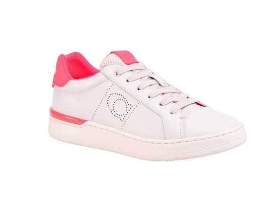 Coach C301 Sneakers Men\'s 12 Optic White Leather Low Top Running Shoes ZPO3987 Coach C301 Sneakers Men main image 2