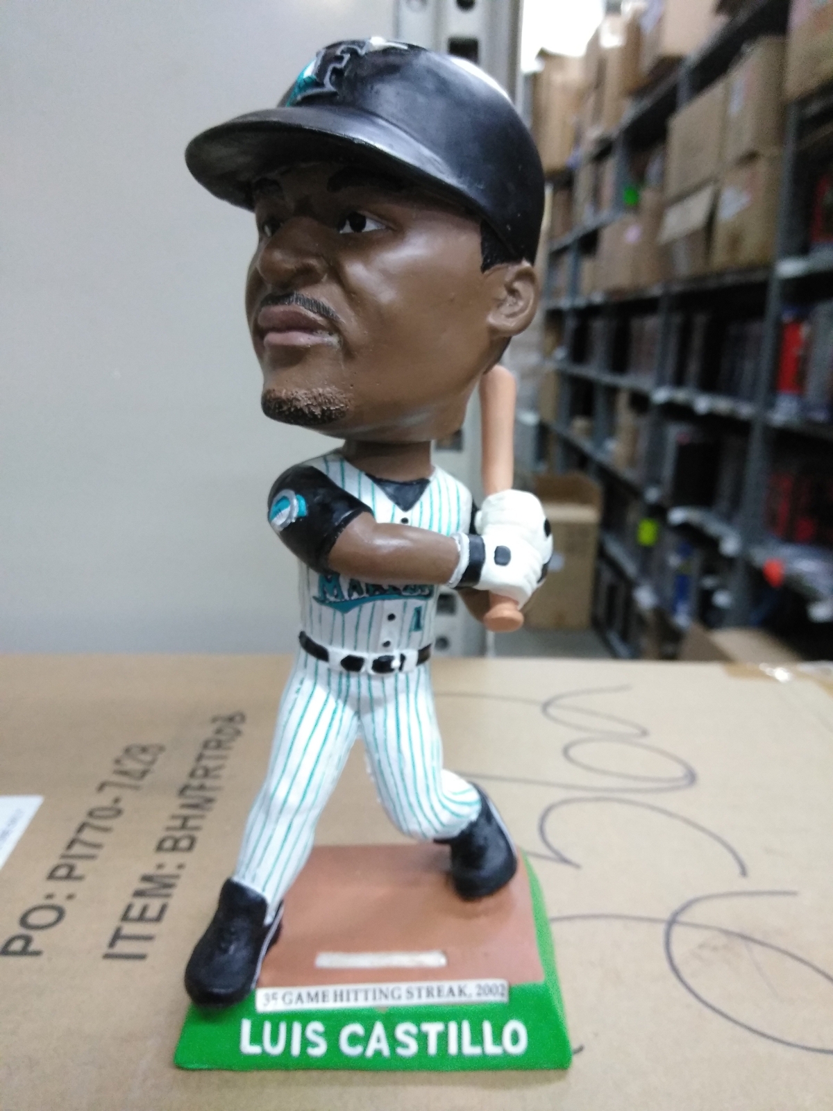 Luis Castillo #1 Marlins Bobblehead Bobble head