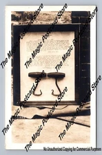 Edgar Allan Poe's Boot Hooks RPPC Antique Real Photo Danville Virginia 1922