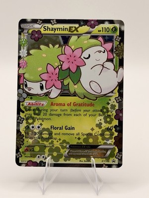 Pokemon TCG Shaymin EX XY148 Black Star Promo Full Art Holo LP Corner Scratch