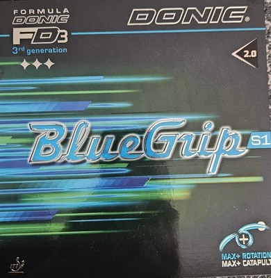 Donic Blue Grip S1 / Schwarz 2,0mm