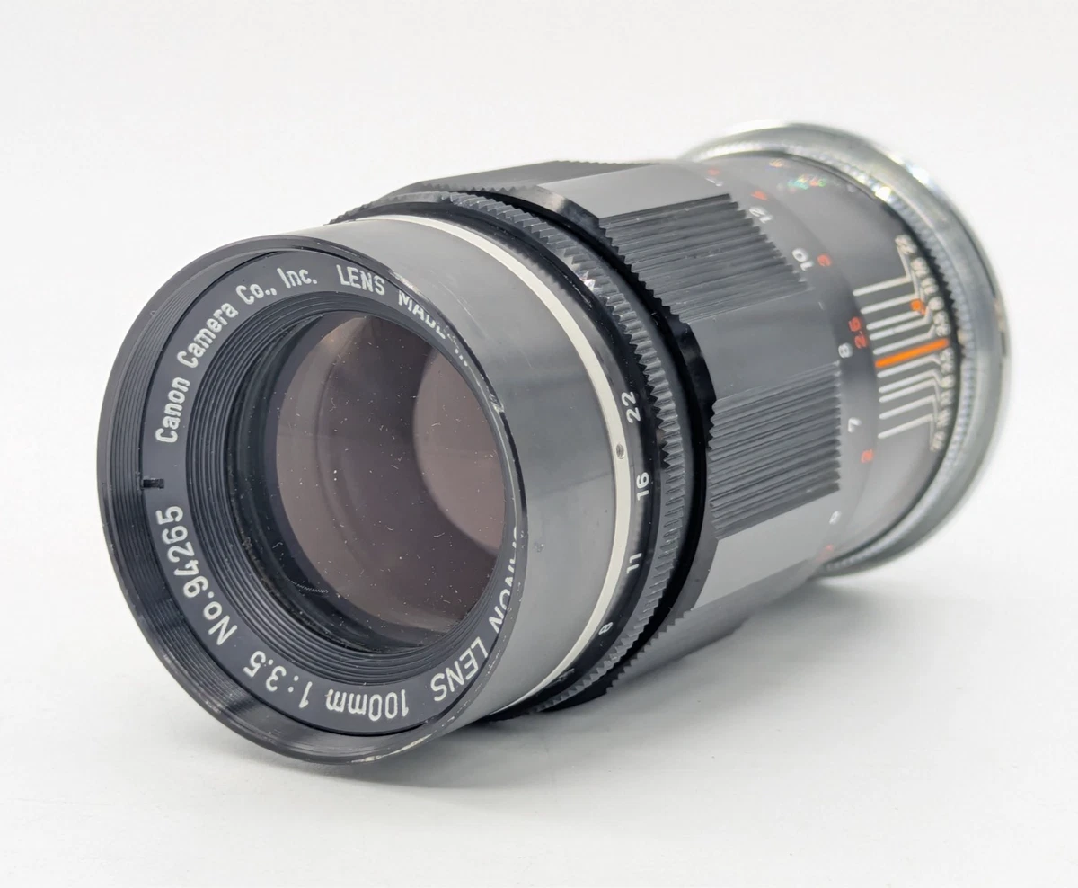 Canon f/3.5 Camera Lenses 100mm Focal for sale | eBay
