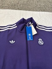 Adidas Real Madrid Small Icons Track Jacket Jf2582 Purple 2025 Men  s NWT