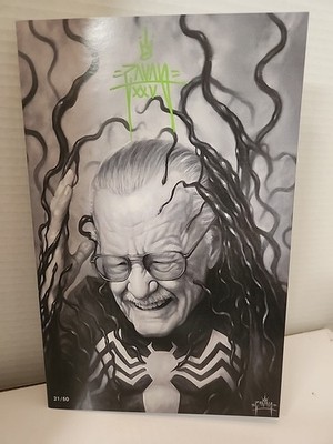 SDCC 2025 Tribute: Stan Lee Comic Venom Cover Martin Zavala Signed
