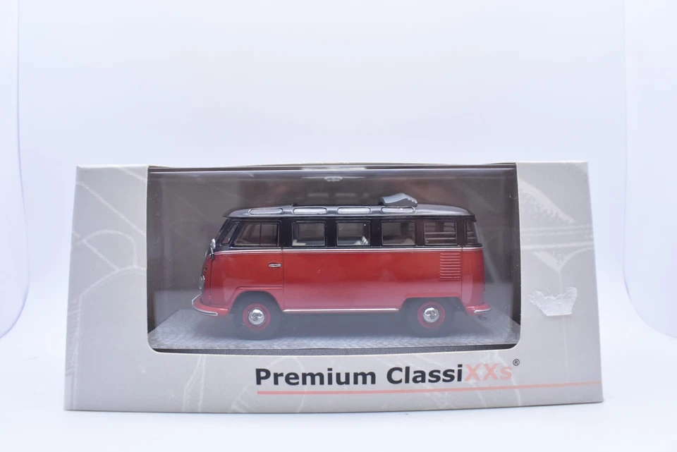 Modellino auto scala 1:43 VW T1 Samba bus van diecast premium xxs modellismo - Immagine 2 di 4