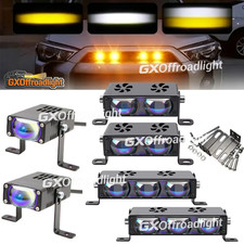 2pcs Mini Driving Light Led Headlight Bumper Fog Lamps Projector Lens Work Light 2pcs Mini Driving Light Led Headlight Bumper Fog Lamps Projector Lens Work Light
