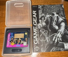 🔥🔥SEGA Chicago Syndicate Sega Game Gear Game And Manual Tested And Working