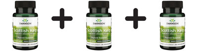3 x Swanson Green Foods, Scottish Kelp, 750mg - 30 vcaps (144,39 EUR/kg)