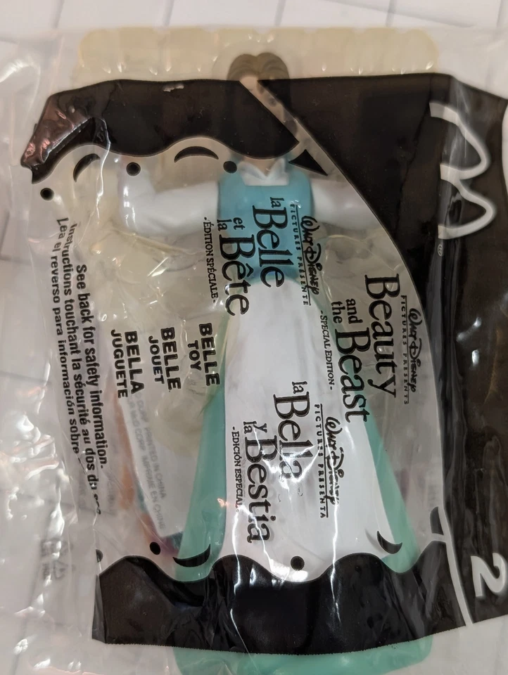 La Bella y la Bestia McDonald's Disney Sellado #1 y #2 (2002) Bella Foto 2 de 4