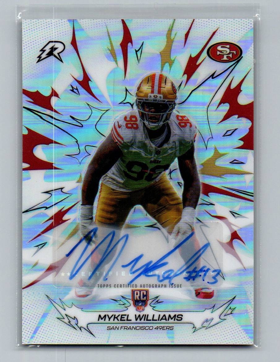 Mykel Williams 2025 Topps Resurgence #184 Prizm Refractor